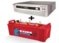 Exide Combo((850 Watt Pure Sine Wave UPS + 01 Battery Model No. FIP0-IP1500)