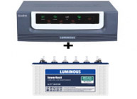 Luminous Combo (Rapid1650Watt Square Wave UPS +Redcharge18000)